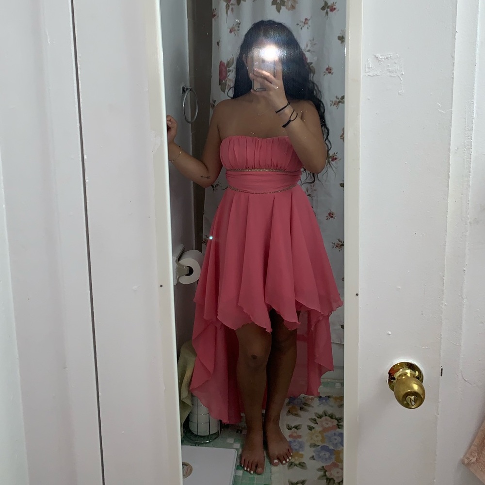 Pink Chiffon Dress